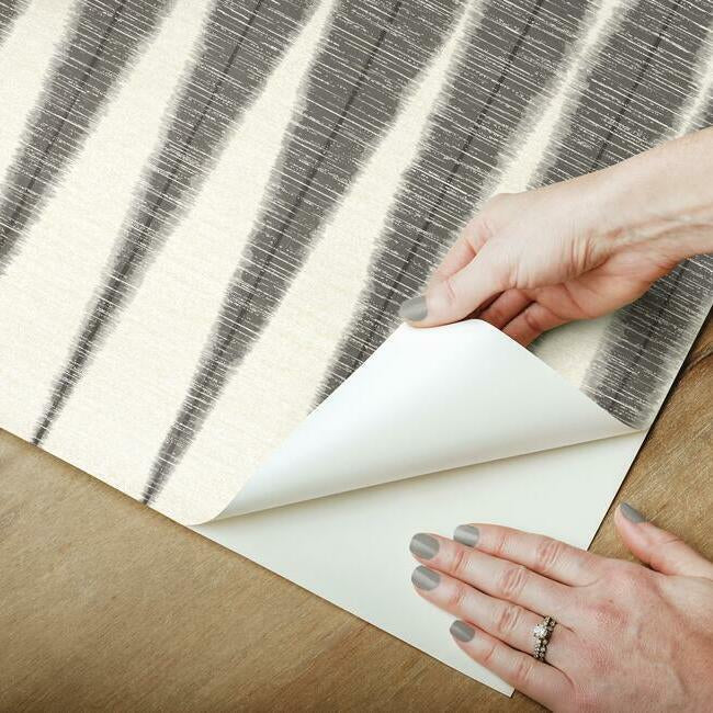 Magnolia Home Handloom Peel & Stick Wallpaper - Black