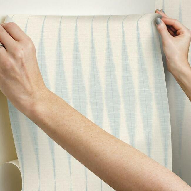 Magnolia Home Handloom Peel & Stick Wallpaper - Baby Blue