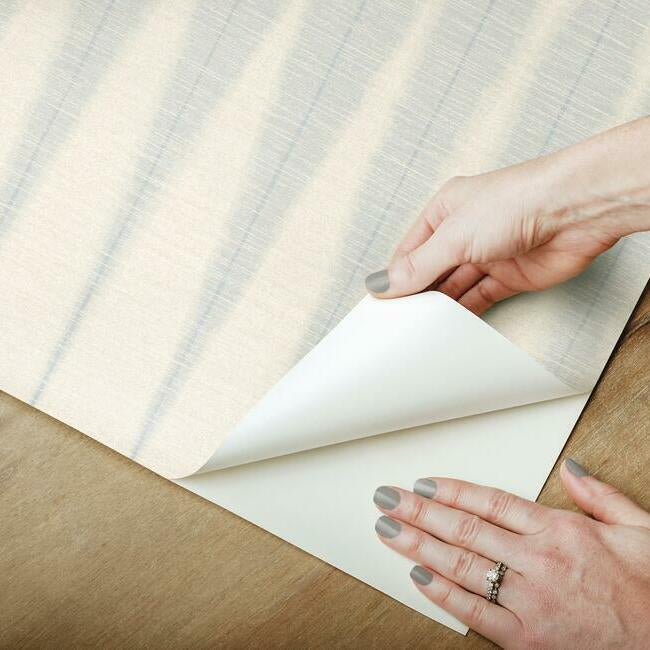 Magnolia Home Handloom Peel & Stick Wallpaper - Baby Blue
