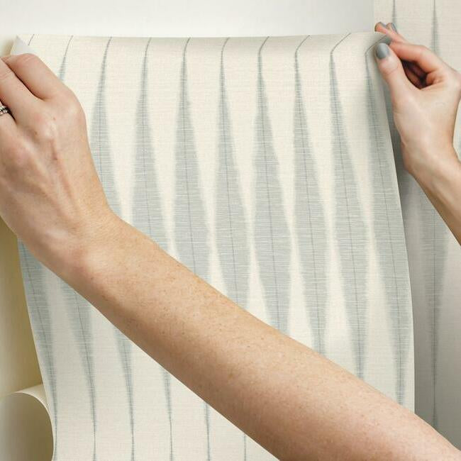 Magnolia Home Handloom Peel & Stick Wallpaper - Cool Gray