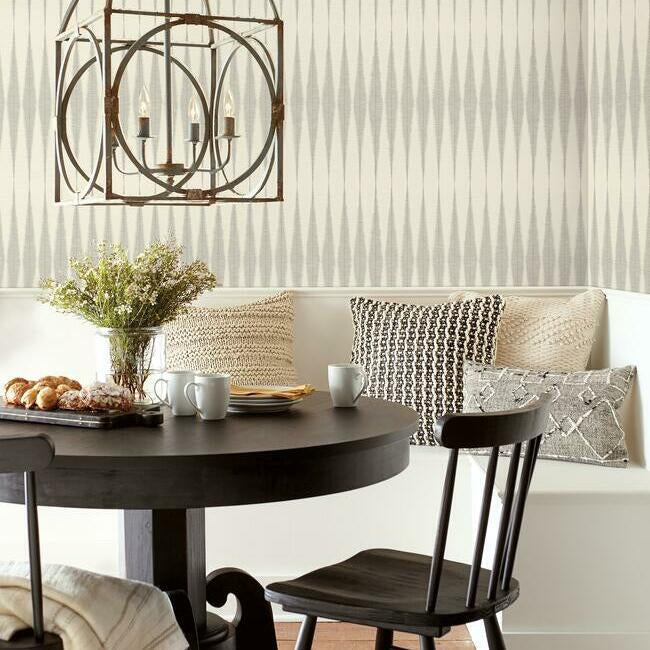 Magnolia Home Handloom Peel & Stick Wallpaper - Cool Gray