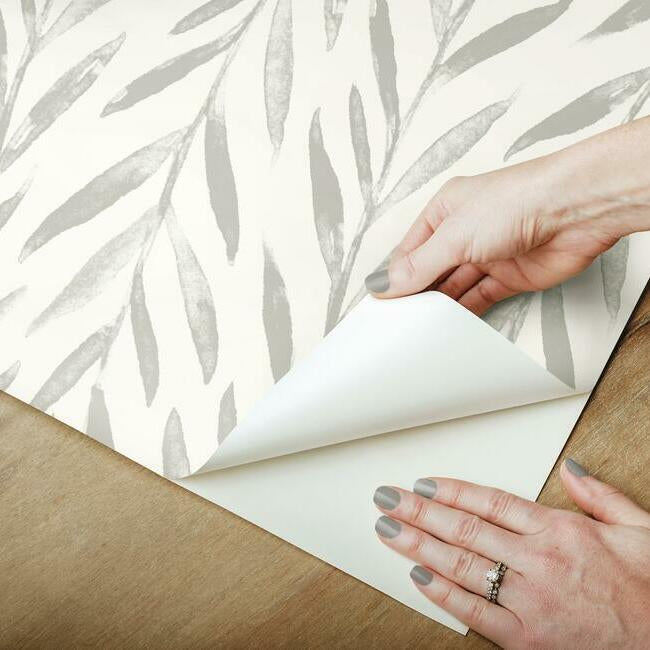 Magnolia Home Willow Peel & Stick Wallpaper - Gray