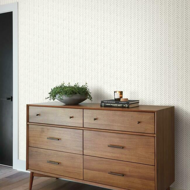 Magnolia Home Pick-Up-Sticks Peel & Stick Wallpaper - Blue Gray and White