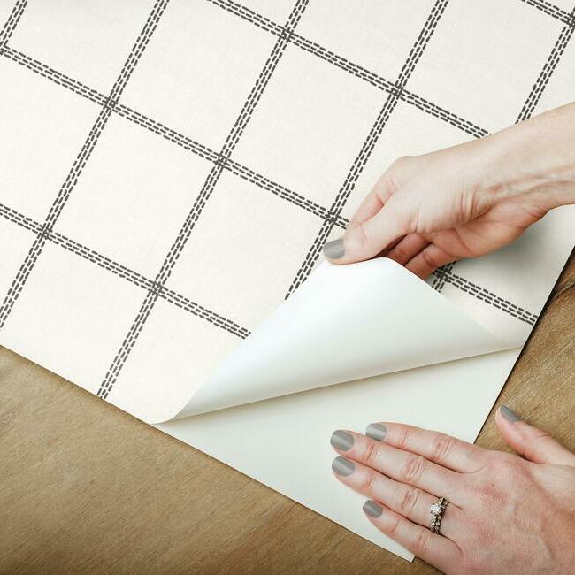 Magnolia Home Sunday Best Peel & Stick Wallpaper - Black and White