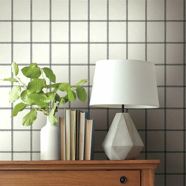 Magnolia Home Sunday Best Peel & Stick Wallpaper - Black and White