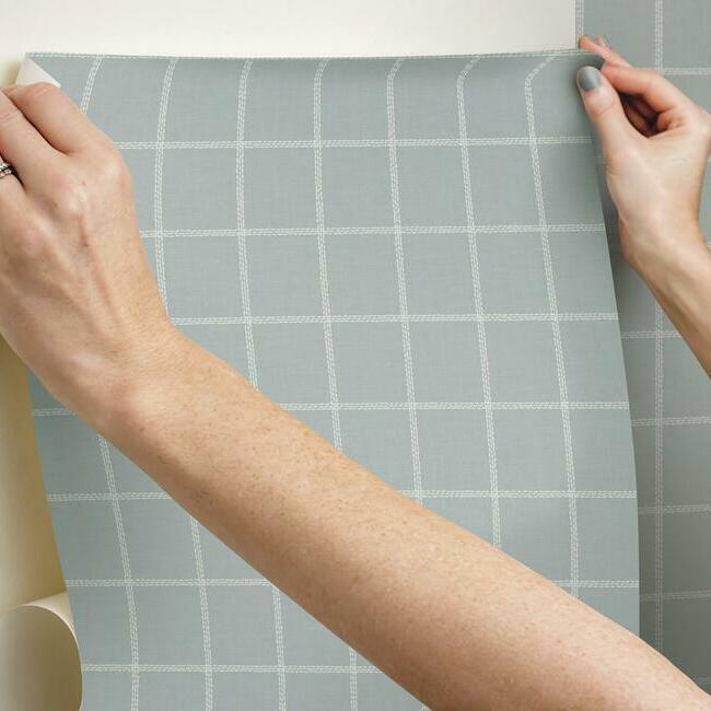 Magnolia Home Sunday Best Peel & Stick Wallpaper - White and Gray