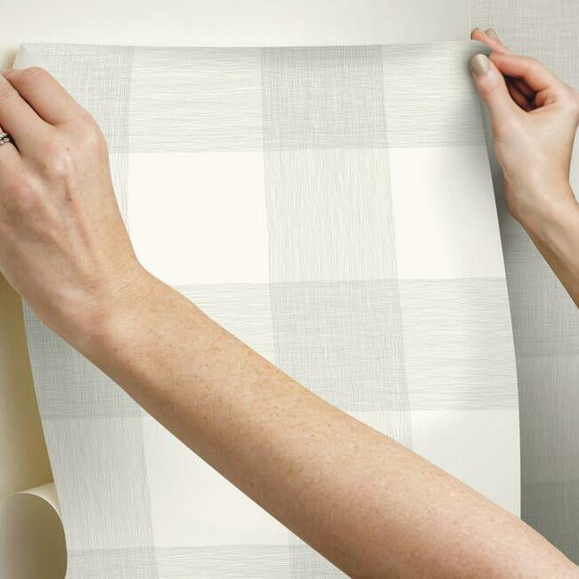Magnolia Home Common Thread Peel & Stick Wallpaper - Fog Green