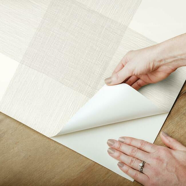 Magnolia Home Common Thread Peel & Stick Wallpaper - Fog Green