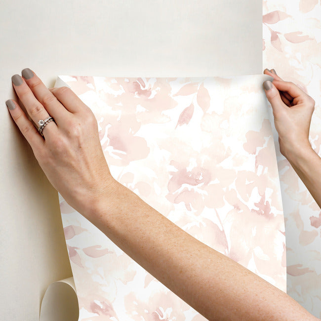 Magnolia Home Renewed Floral Peel & Stick Wallpaper - Pink