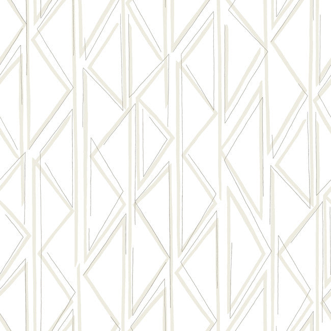 Magnolia Home Sideways Sketch Peel & Stick Wallpaper - Beige