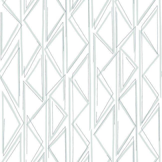 Magnolia Home Sideways Sketch Peel & Stick Wallpaper - Blue