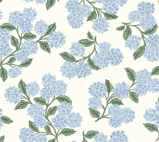 Rifle Paper Co Hydrangea Peel & Stick Wallpaper - Blue & White