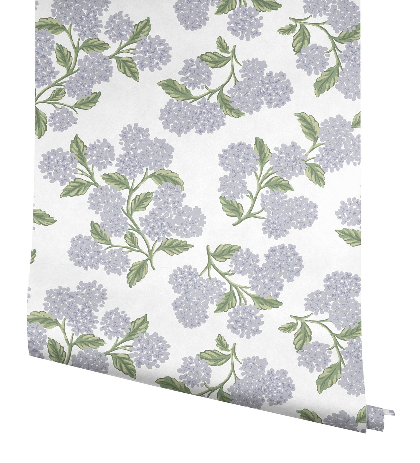 Rifle Paper Co Hydrangea Peel & Stick Wallpaper - Lilac & White