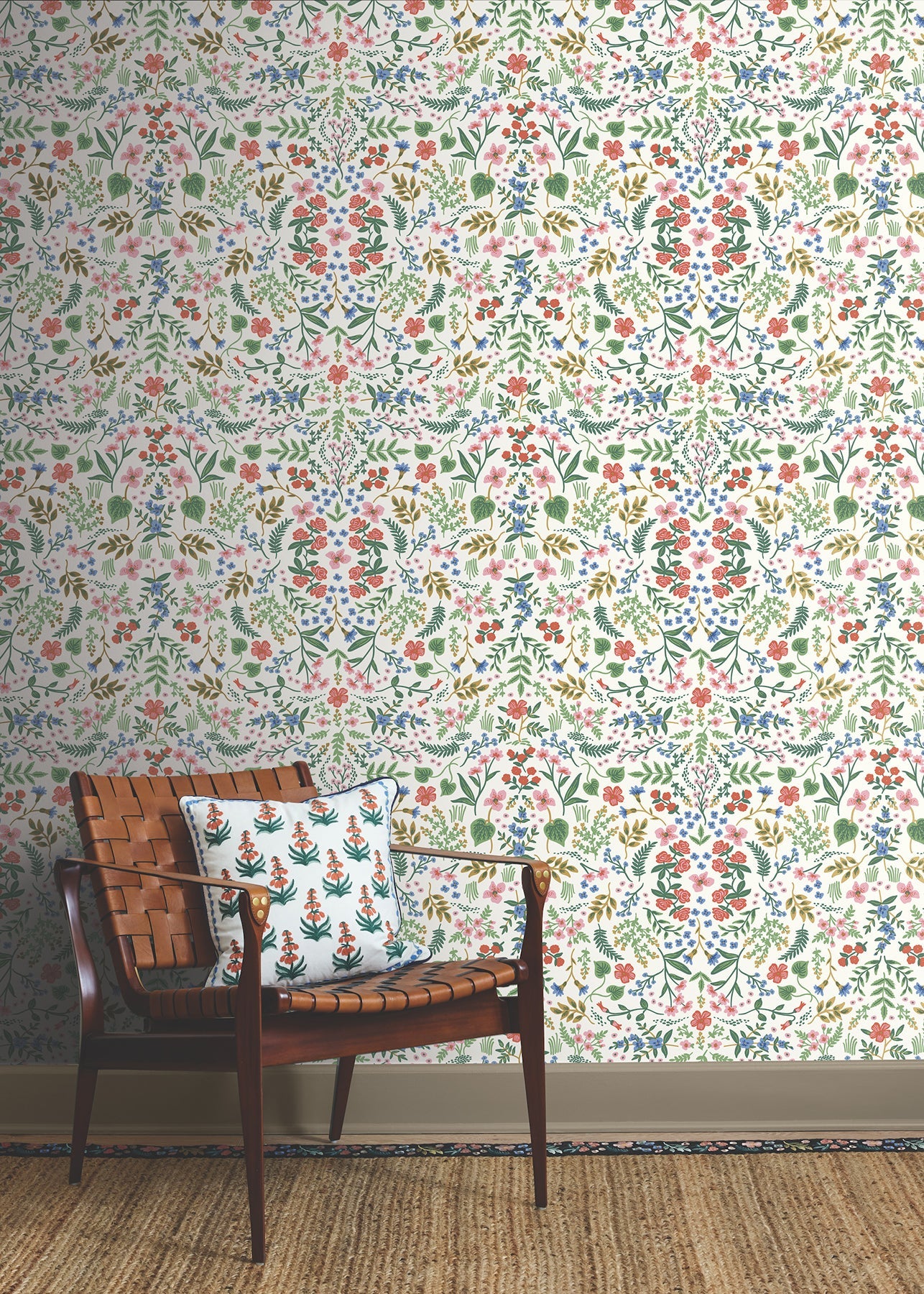 Rifle Paper Co Wildwood Peel & Stick Wallpaper - Rose Multi