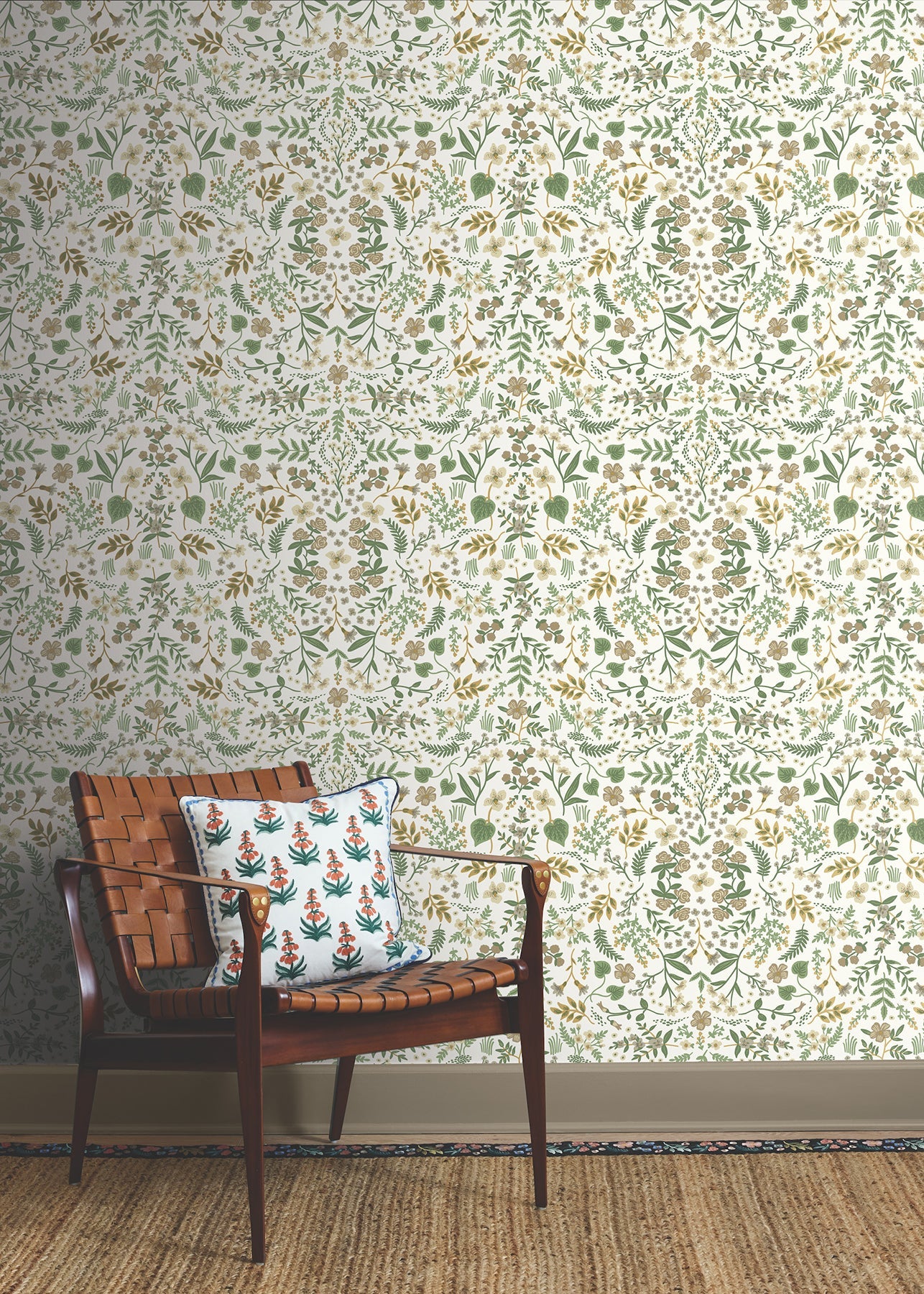 Rifle Paper Co Wildwood Peel & Stick Wallpaper - Linen Multi