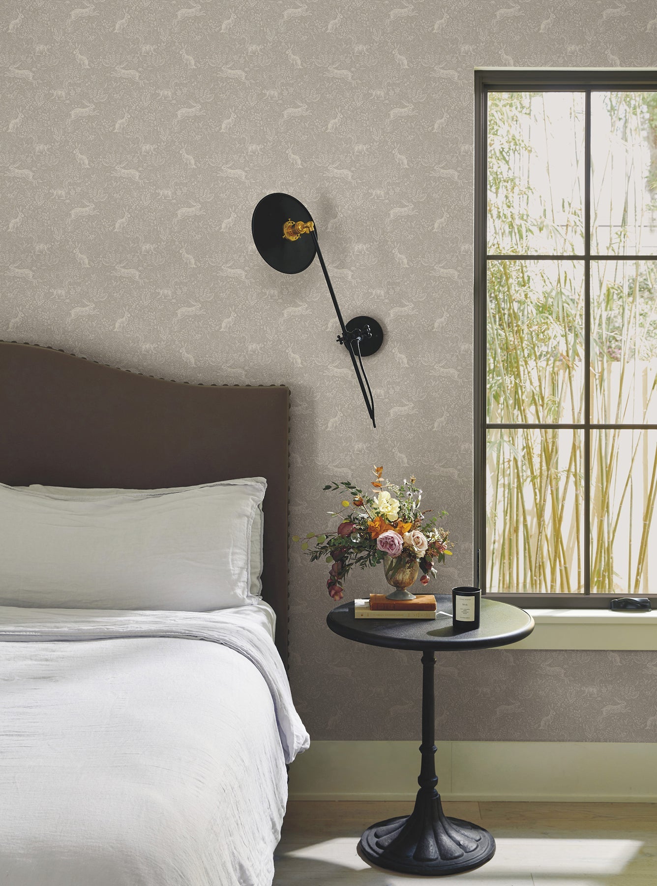 Rifle Paper Co Fable Peel & Stick Wallpaper - Linen