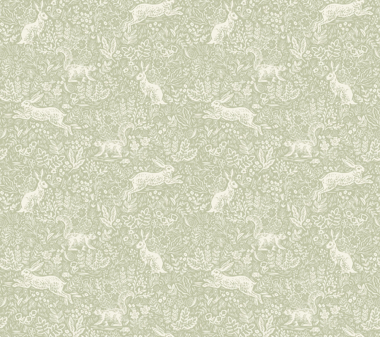 Rifle Paper Co Fable Peel & Stick Wallpaper - Mint
