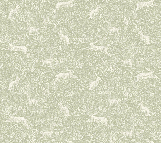 Rifle Paper Co Fable Peel & Stick Wallpaper - Mint