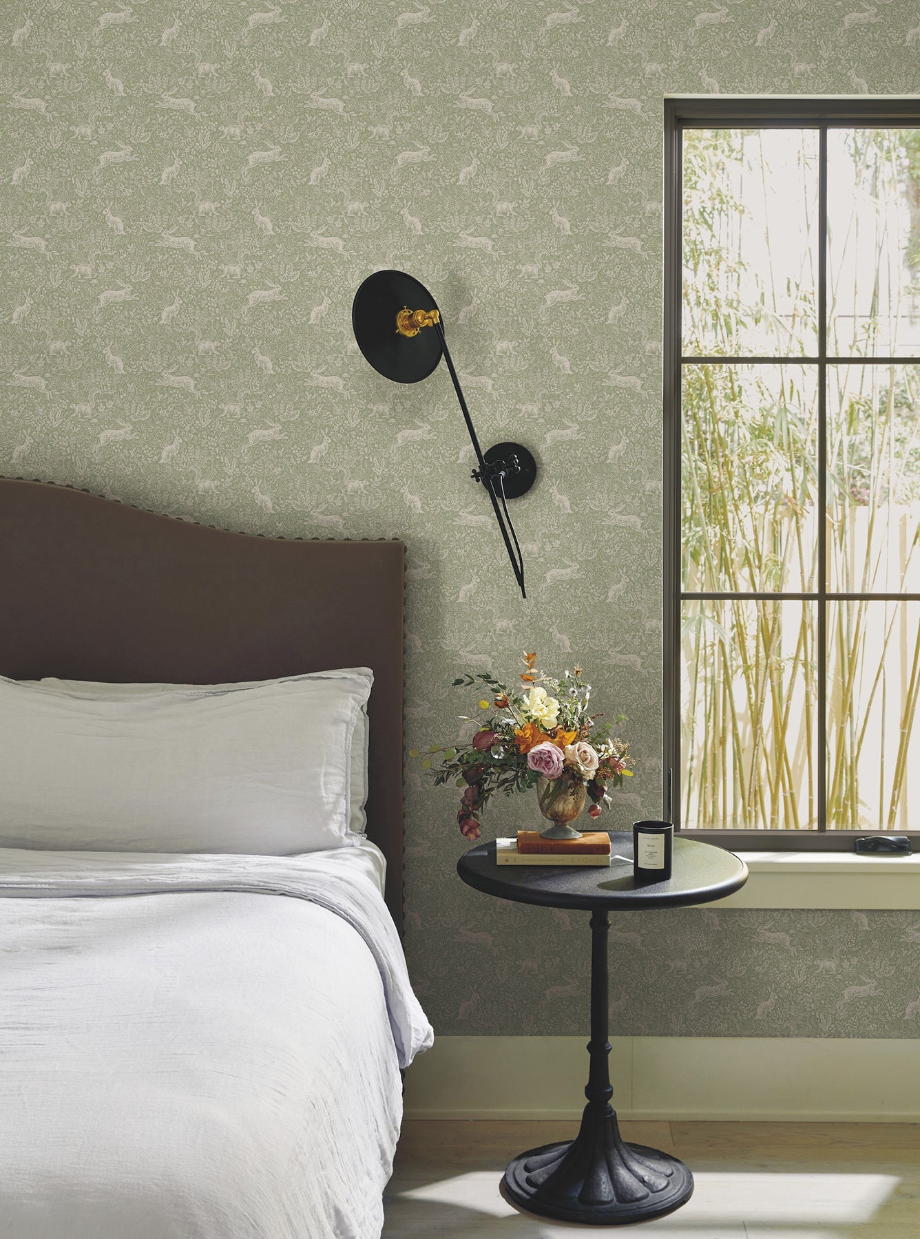 Rifle Paper Co Fable Peel & Stick Wallpaper - Mint