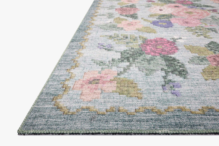 Rifle Paper Co x Loloi Rosa Rug - Antique Rose Sky
