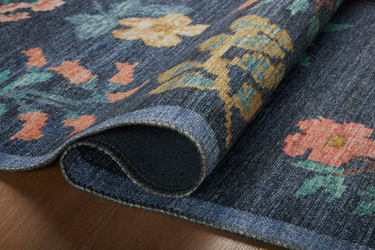 Rifle Paper Co x Loloi Rosa Rug - Hawthorne Navy