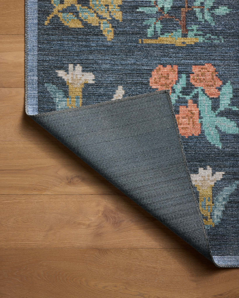 Rifle Paper Co x Loloi Rosa Rug - Hawthorne Navy