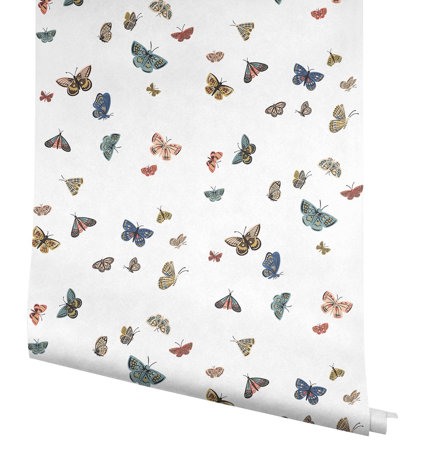 Rifle Paper Co Butterfly House Wallpaper - White