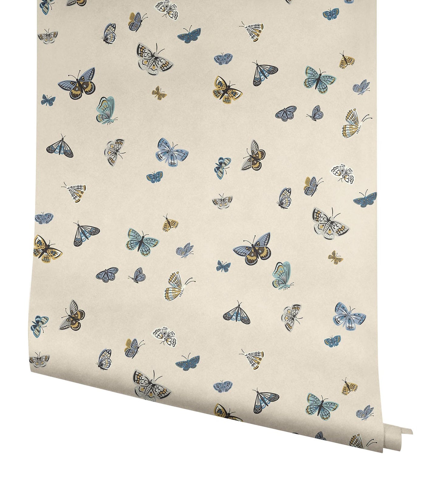 Rifle Paper Co Butterfly House Wallpaper - Linen