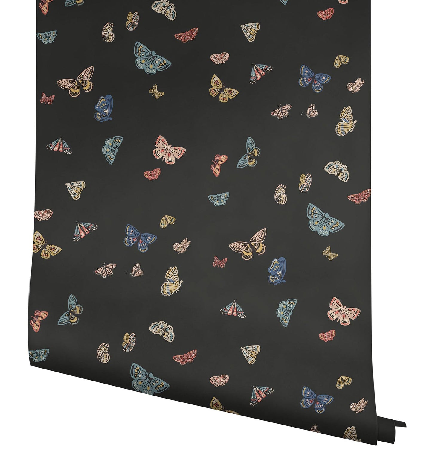 Rifle Paper Co Butterfly House Wallpaper - Black