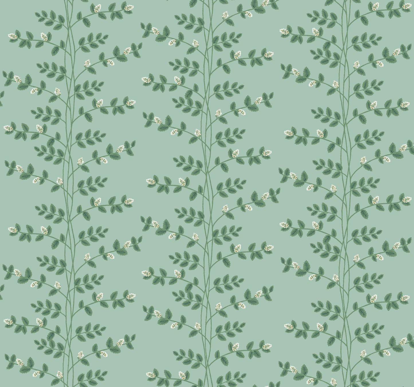 Rifle Paper Co Climbing Vine Wallpaper - Soft Teal