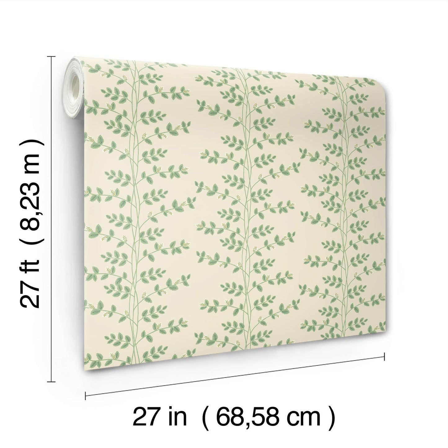 Rifle Paper Co Climbing Vine Wallpaper - Linen