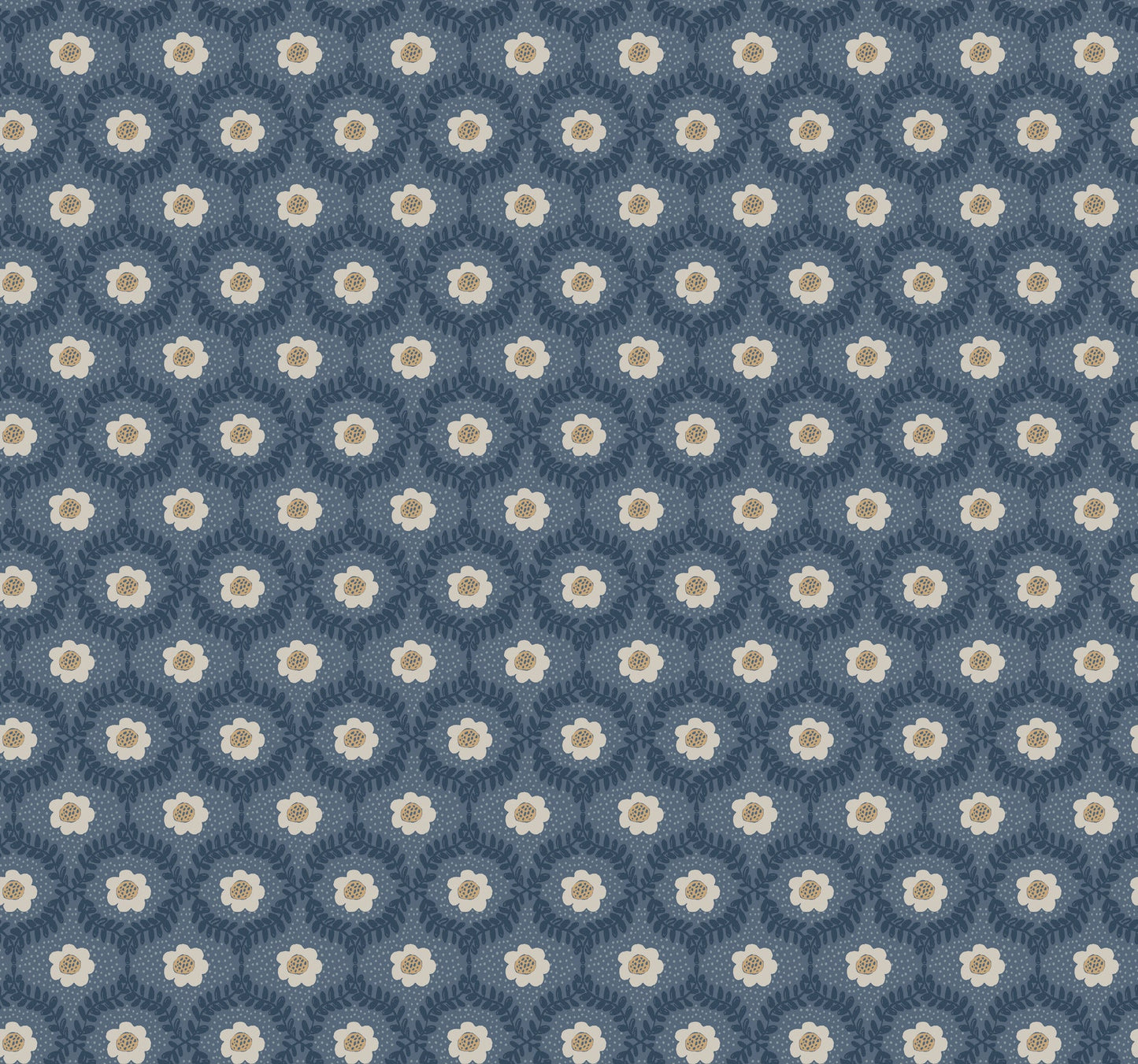 Rifle Paper Co Emma Wallpaper - Navy