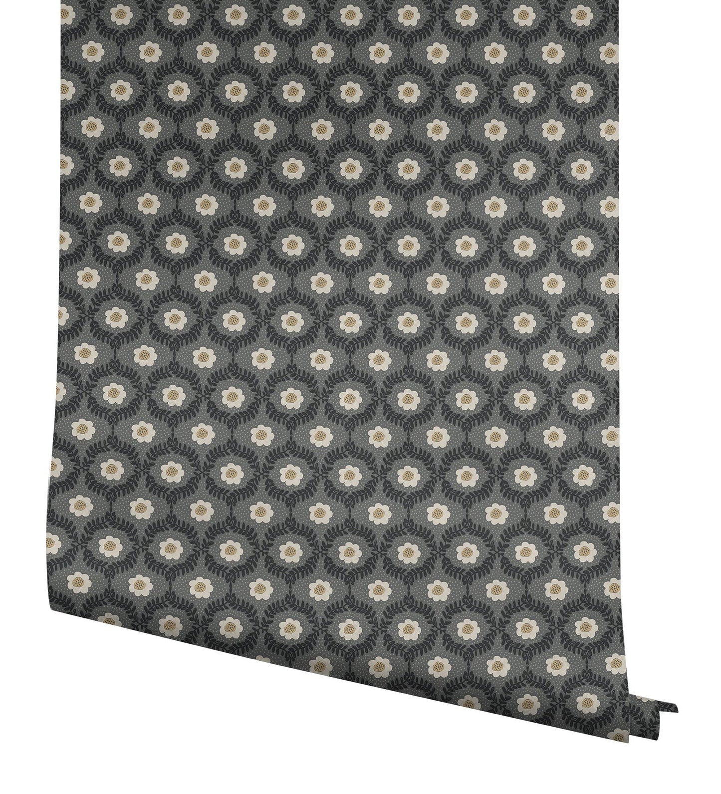 Rifle Paper Co Emma Wallpaper - Black