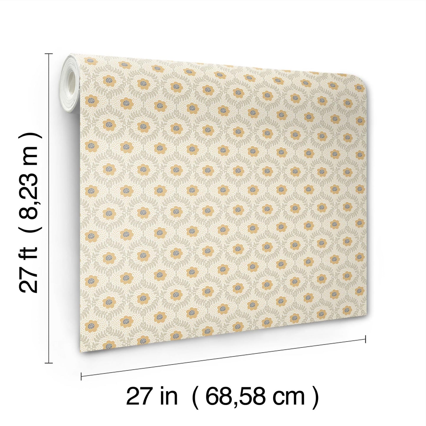 Rifle Paper Co Emma Wallpaper - Linen