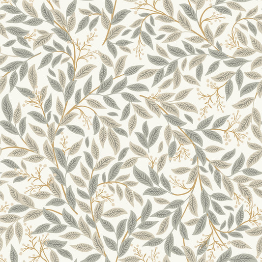 Rifle Paper Co Willowberry Wallpaper - Linen & White