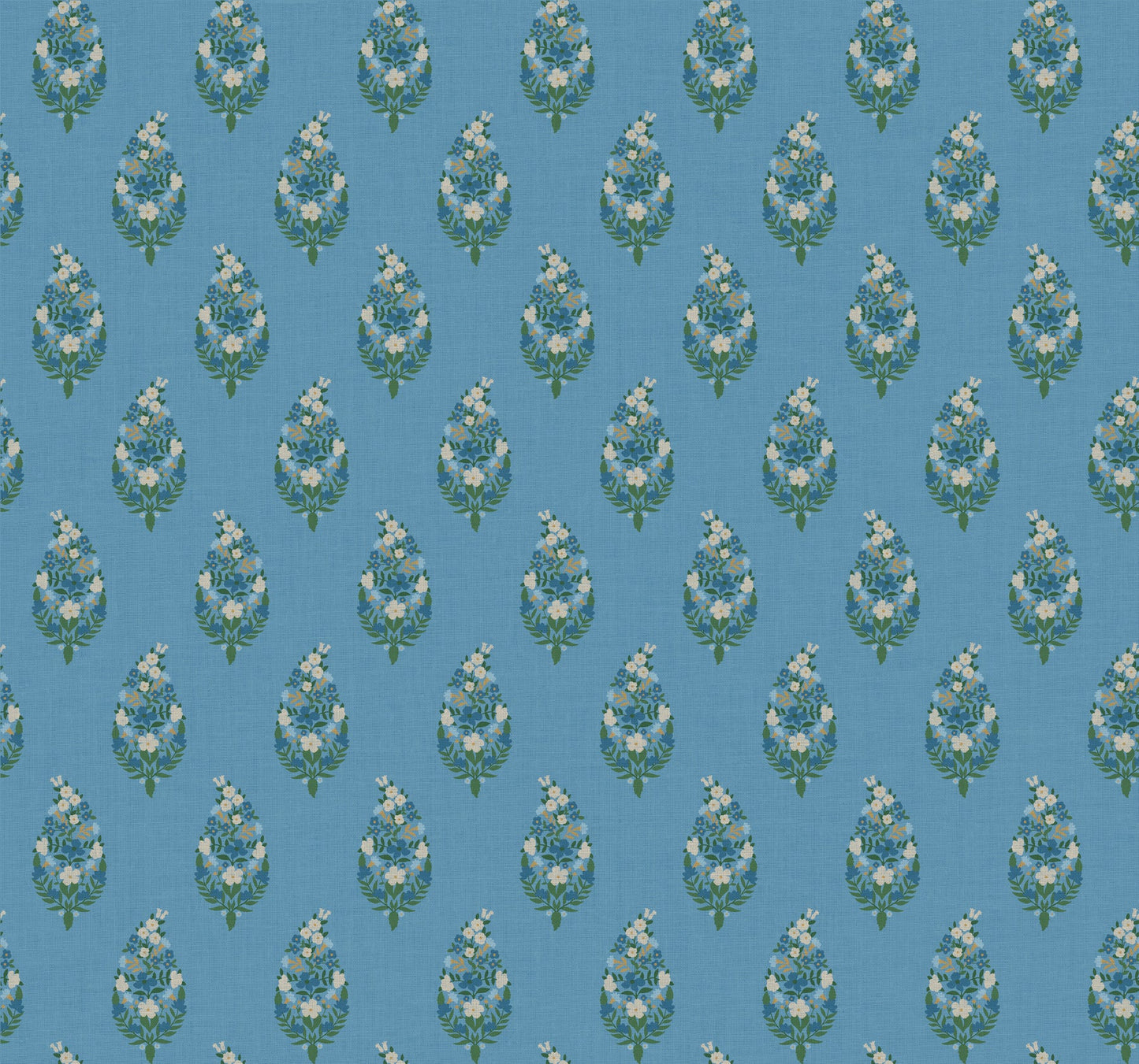 Rifle Paper Co Paisley Wallpaper - Blue