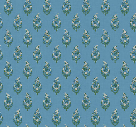 Rifle Paper Co Paisley Wallpaper - Blue