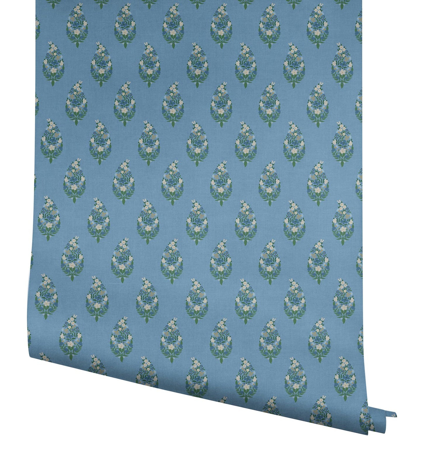 Rifle Paper Co Paisley Wallpaper - Blue