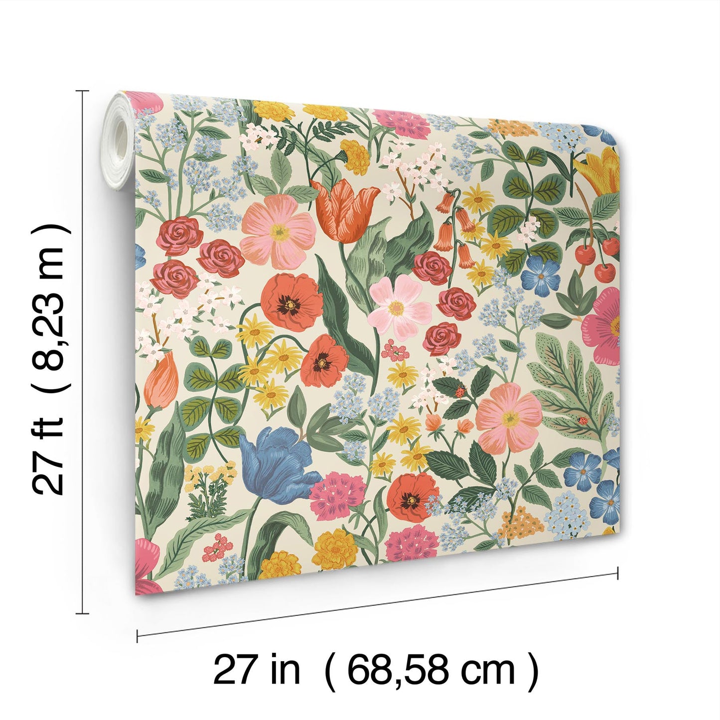 Rifle Paper Co Blossom Wallpaper - Cream