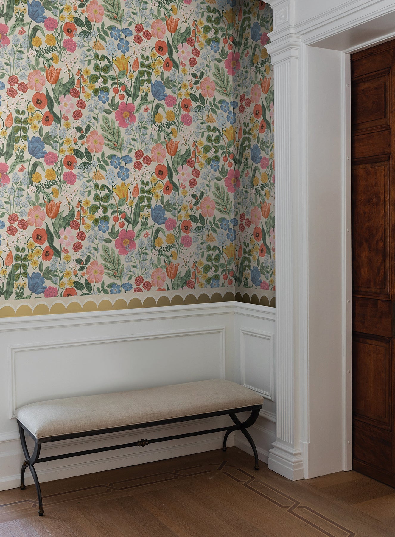 Rifle Paper Co Blossom Wallpaper - Cream