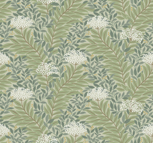 Rifle Paper Co Highgrove Wallpaper - Sage