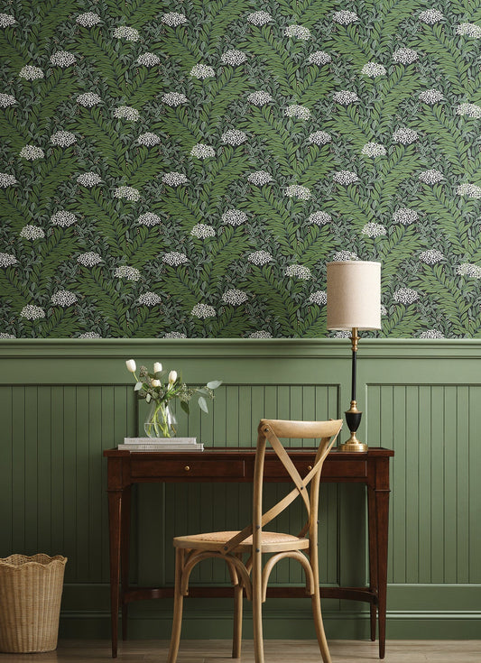 Rifle Paper Co Highgrove Wallpaper - Black