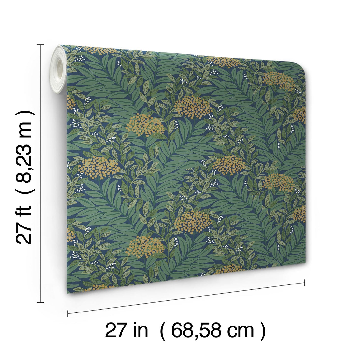 Rifle Paper Co Highgrove Wallpaper - Navy