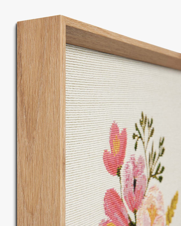 Rifle Paper Co x Loloi Rose Botanical Wall Art