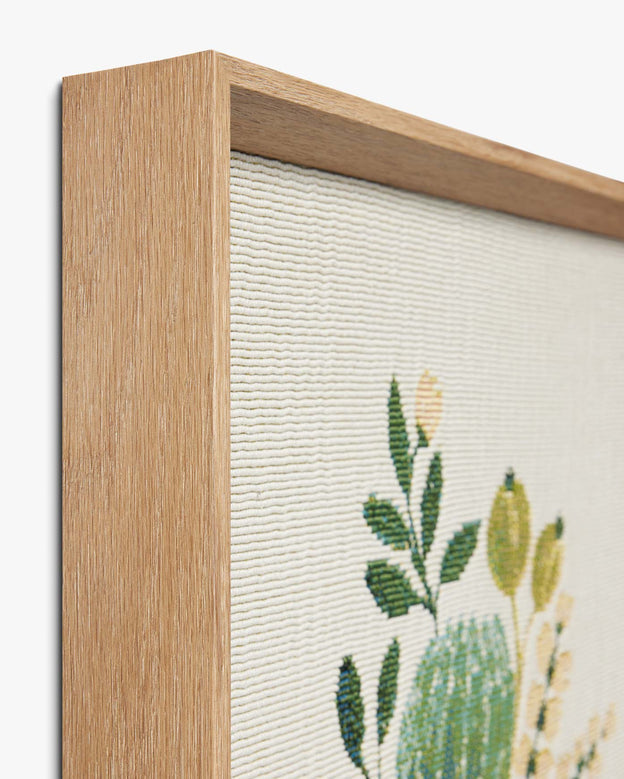 Rifle Paper Co x Loloi Blue Botanical Wall Art