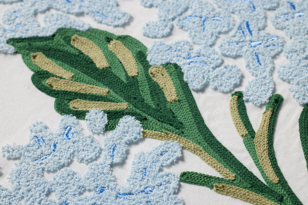Rifle Paper Co x Loloi Hydrangea Cream Wall Art
