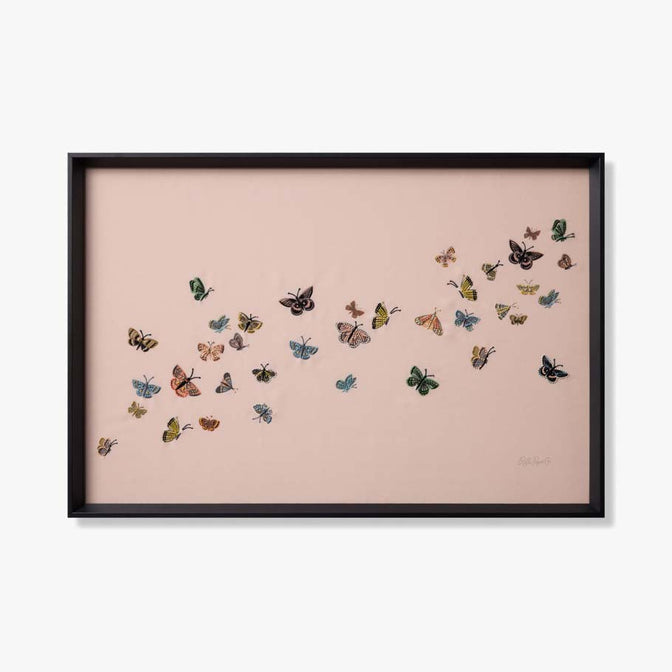 Rifle Paper Co x Loloi Butterflies Wall Art