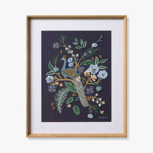 Rifle Paper Co x Loloi Peacock Wall Art