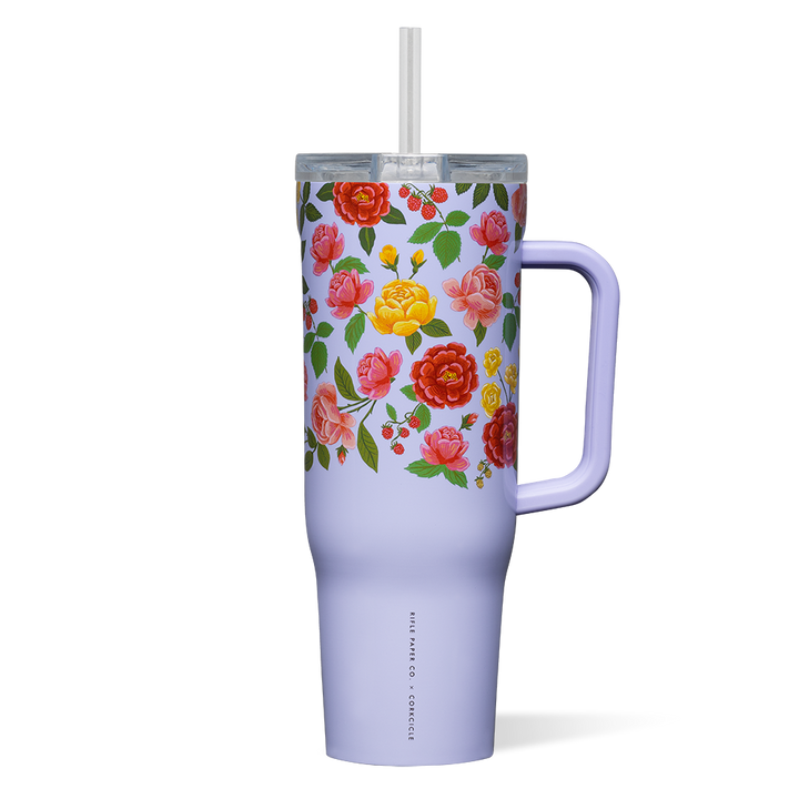Rifle Paper Co x Corkcicle Cruiser - Roses Purple