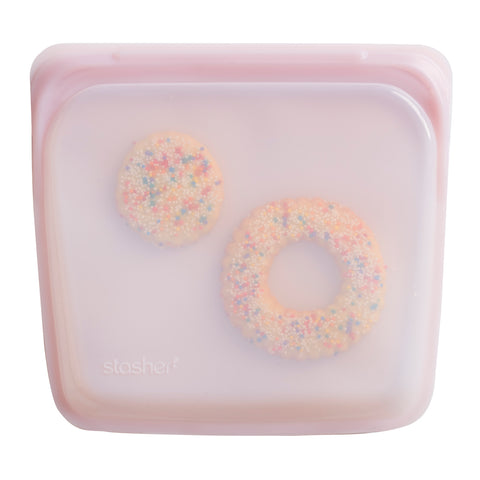 Stasher Sandwich Bag - Rose Quartz